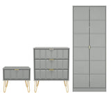 Cube 3 Piece Bedroom Set