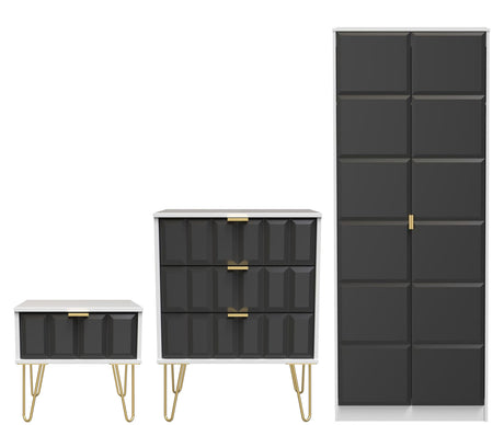 Cube 3 Piece Bedroom Set