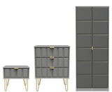 Cube 3 Piece Bedroom Set