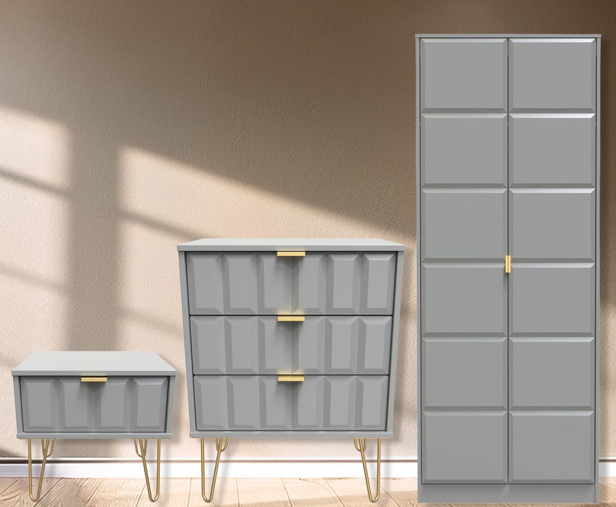 Cube 3 Piece Bedroom Set