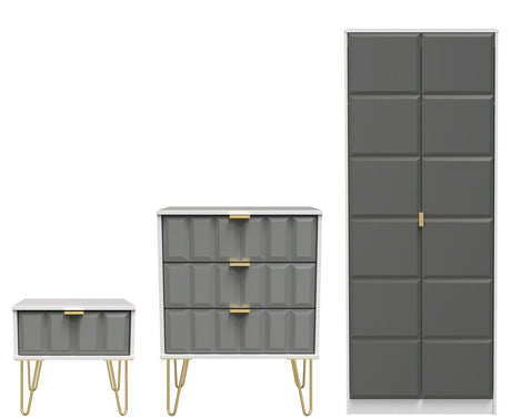 Cube 3 Piece Bedroom Set