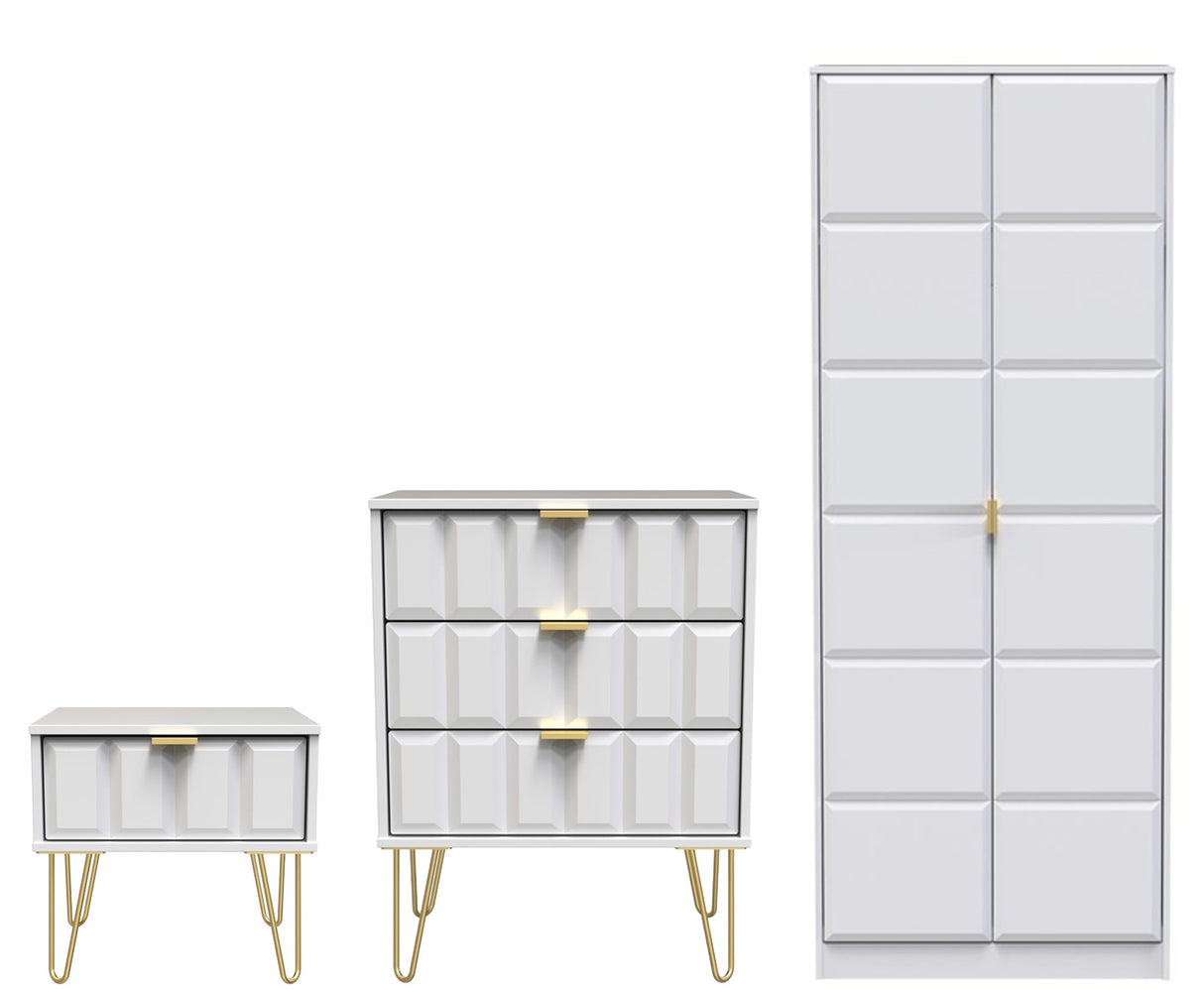 Cube 3 Piece Bedroom Set