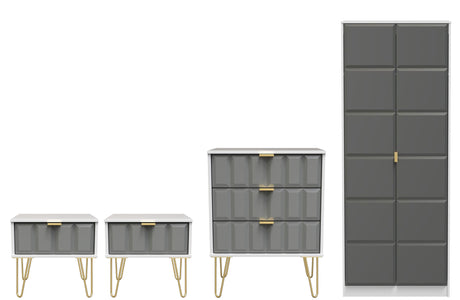Cube 4 Piece Bedroom Set