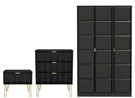 Cube 3 Piece Bedroom Set