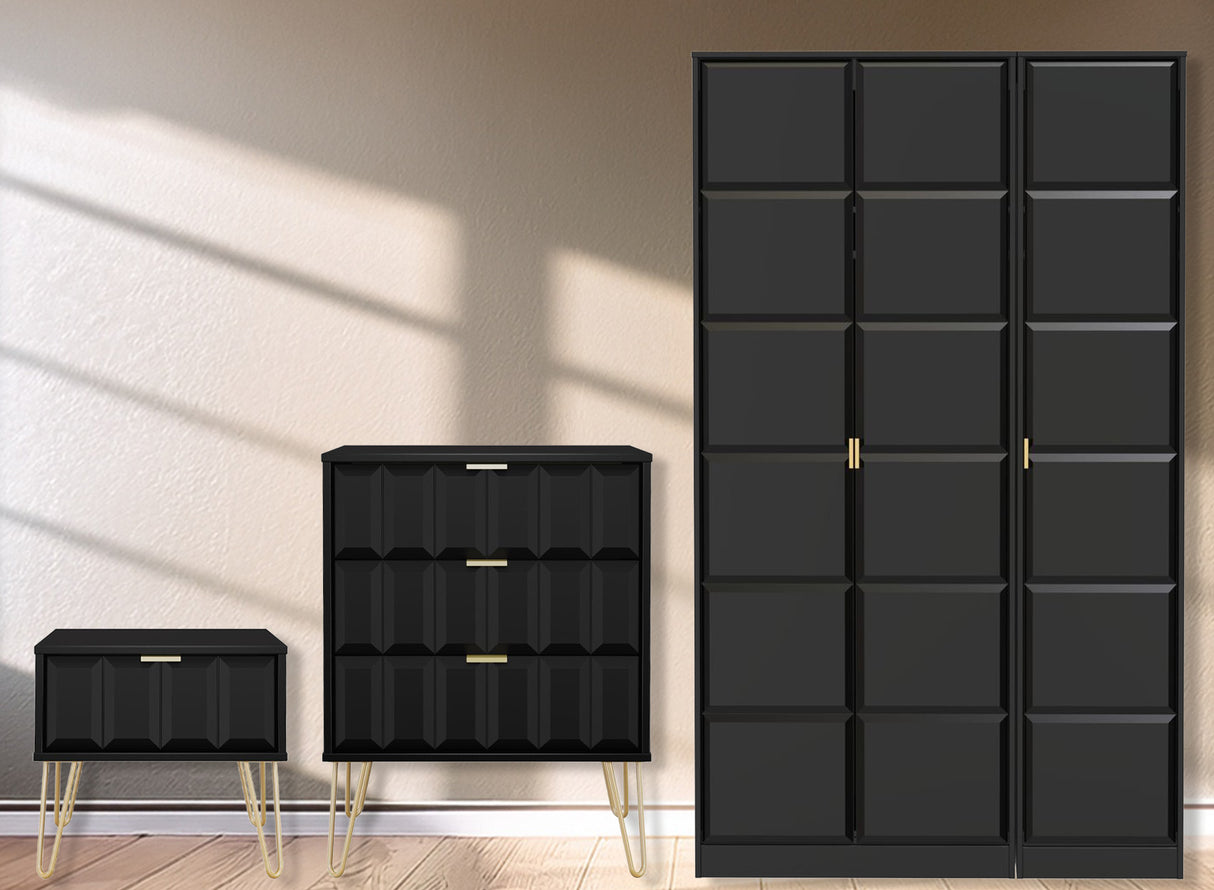 Cube 3 Piece Bedroom Set