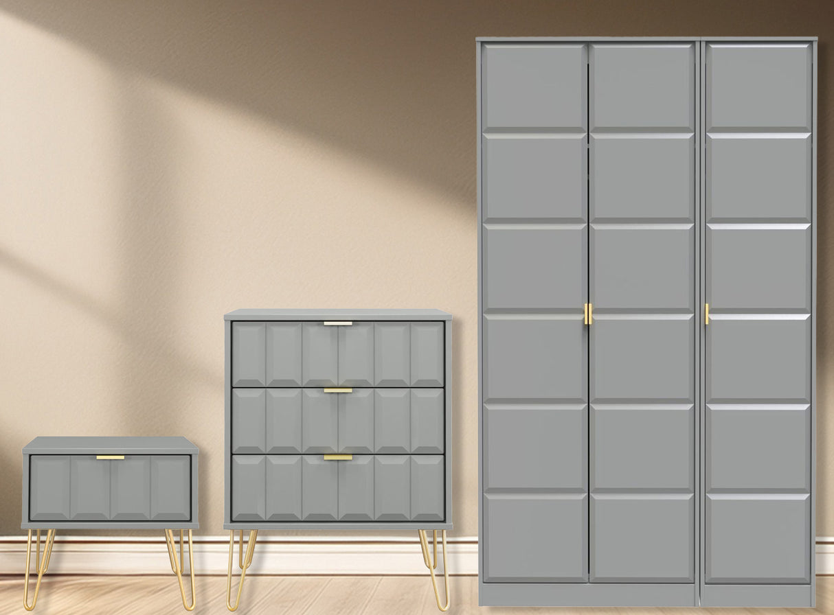 Cube 3 Piece Bedroom Set