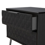 Harlequin 2 Drawer Midi Chest with Black Hairpin Legs