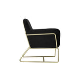 Charles Armchair With Gold Legs