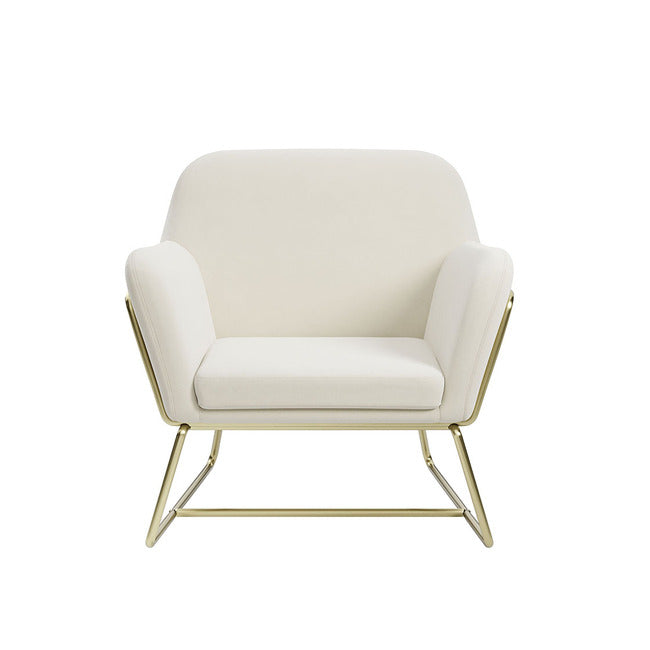 Charles Armchair With Gold Legs