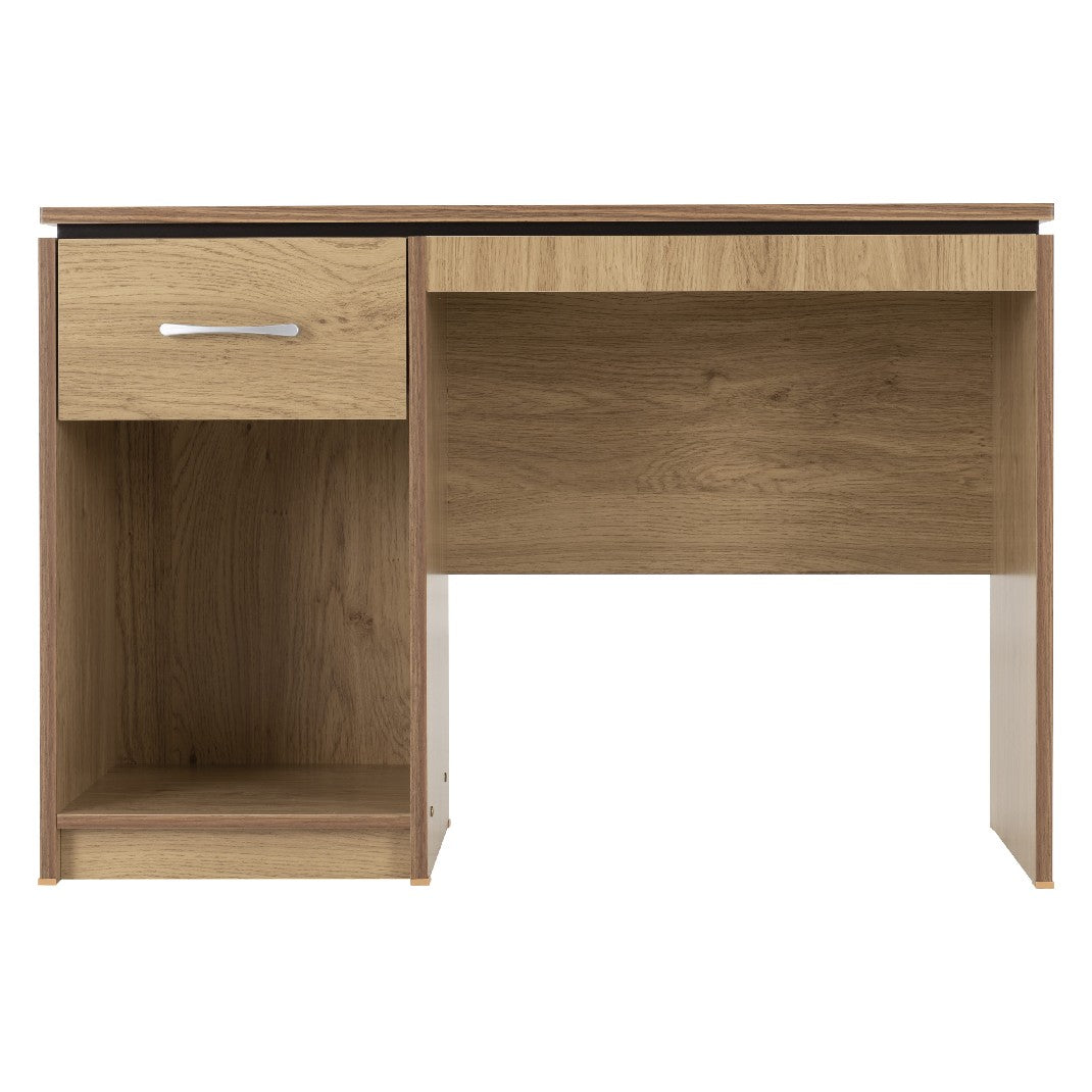 Charles Oak Effect 1 Drawer Computer Study Desk