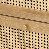 Manila Rattan 2 Drawer Bedside Table