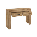 Compton Oak 2 Drawer Console Table