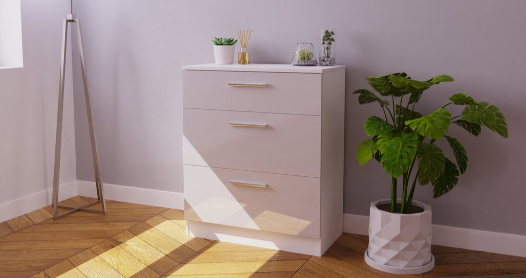 Contrast 3 Drawer Chest