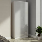 Contrast Tall 2 Door Double Wardrobe