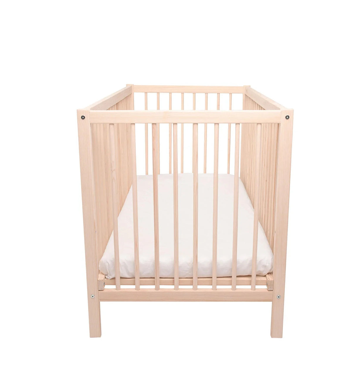 Ella Wooden Cot 120 x 60cm with Adjustable Levels