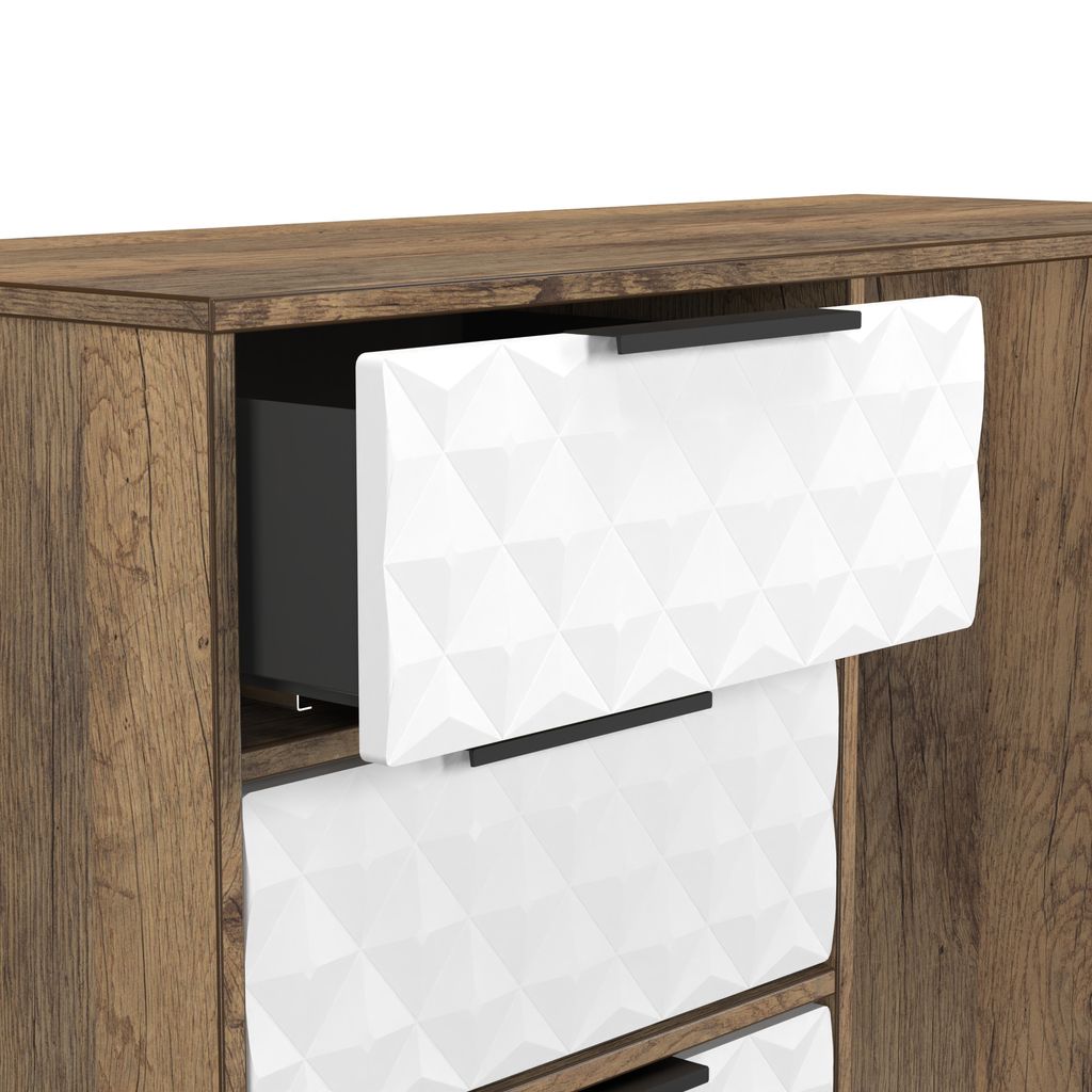 Harlequin 4 Drawer Pedestal Desk