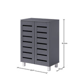 Euston Modern 2 Door Shoe Storage Cabinet