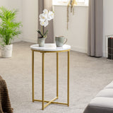 Dallas Marble Side Table