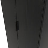 Diego 2 Door Wardrobe with Black Fittings