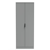 Diego 2 Door Wardrobe with Black Fittings