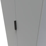 Diego 2 Door Wardrobe with Black Fittings