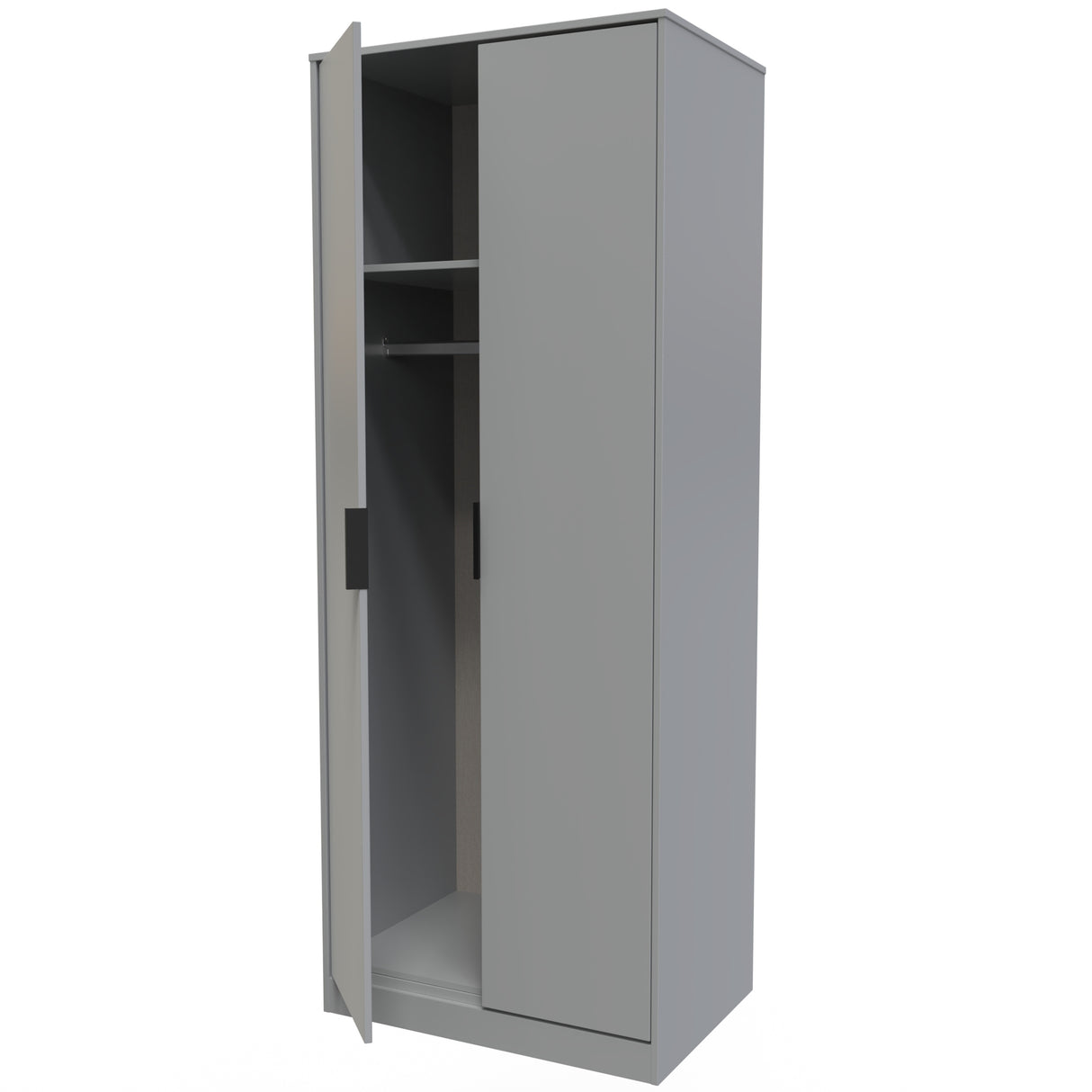 Diego 2 Door Wardrobe with Black Fittings