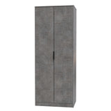 Diego 2 Door Wardrobe with Black Fittings