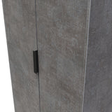 Diego 2 Door Wardrobe with Black Fittings