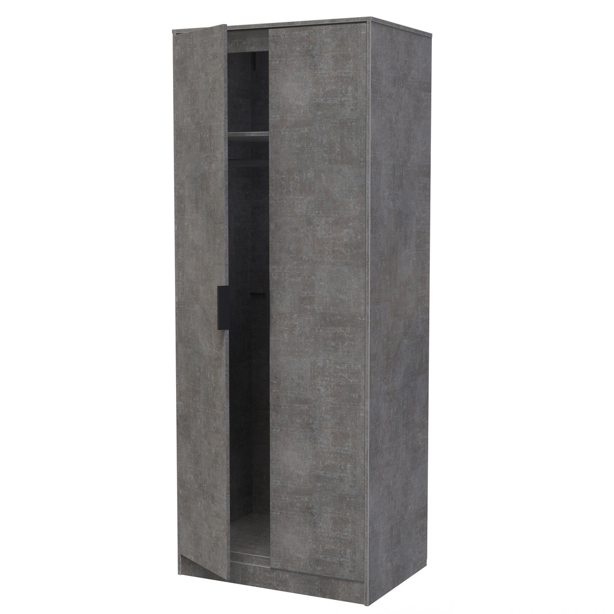 Diego 2 Door Wardrobe with Black Fittings