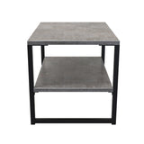 Diego Lamp Table with Black Frame Legs