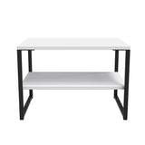 Diego Lamp Table with Black Frame Legs