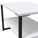 Diego Lamp Table with Black Frame Legs