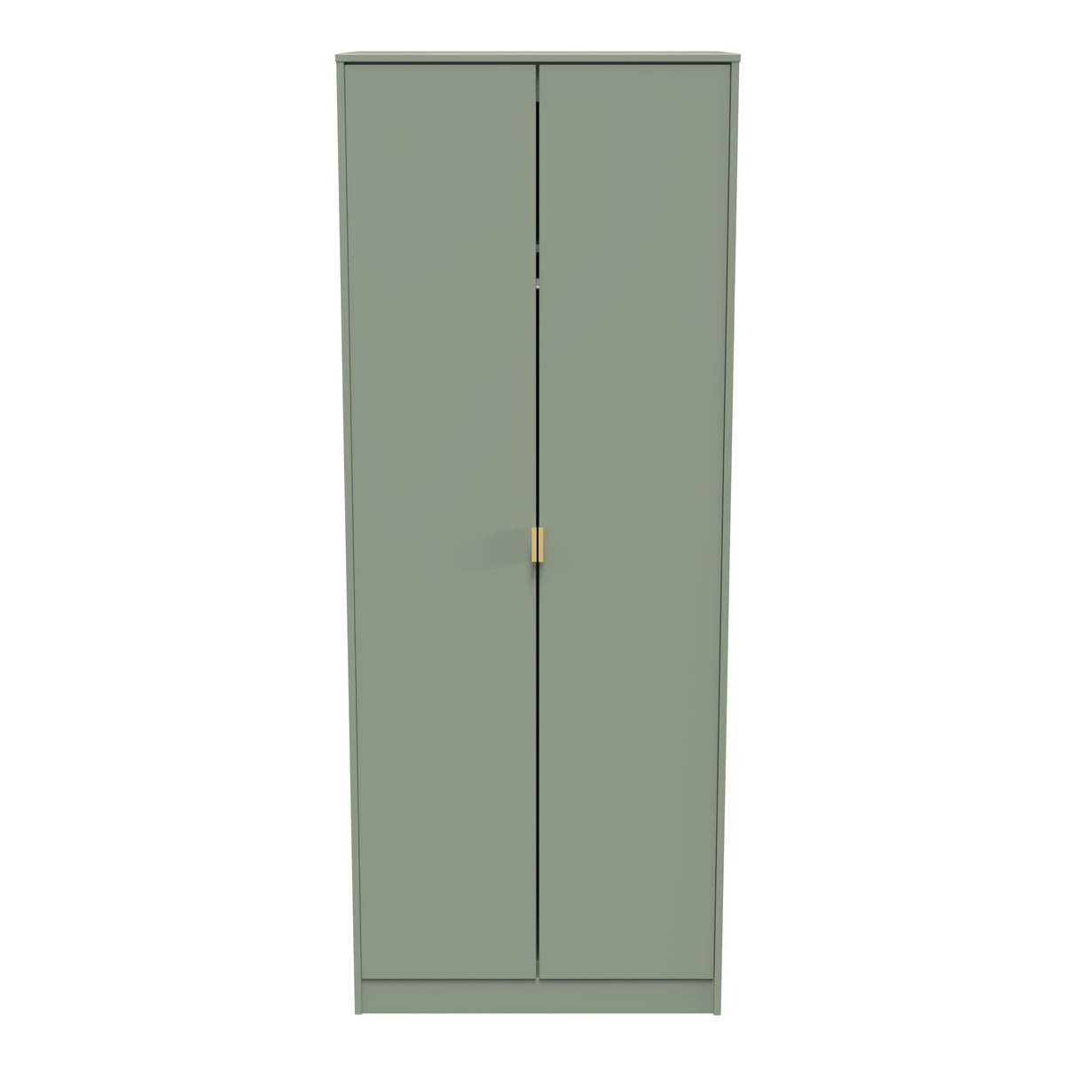 Diego 2 Door Wardrobe with Gold Fittings