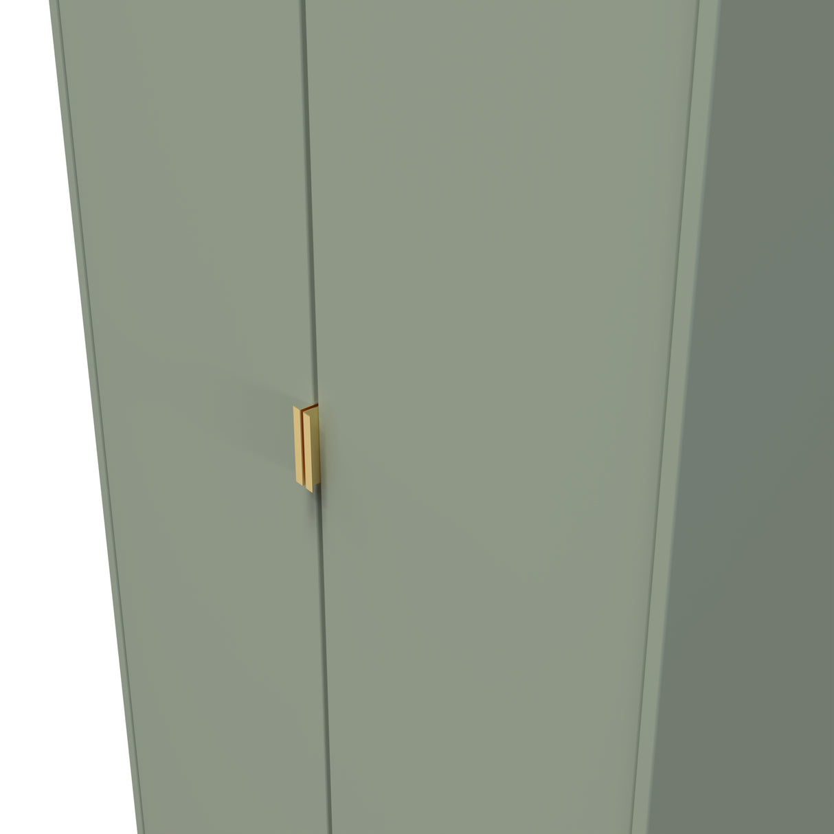 Diego 2 Door Wardrobe with Gold Fittings