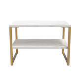 Diego Lamp Table with Gold Frame Legs