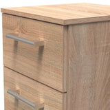 Devon 3 Drawer Bedside Table