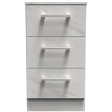 Devon 3 Drawer Bedside Table