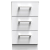 Devon 3 Drawer Bedside Table