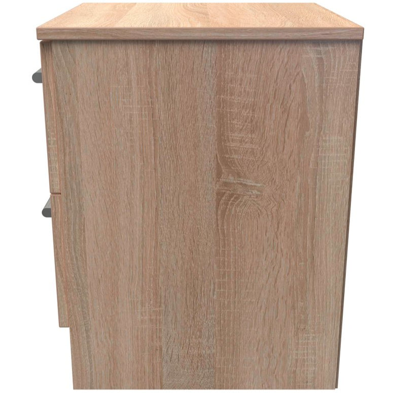 Devon 2 Drawer Bedside Table