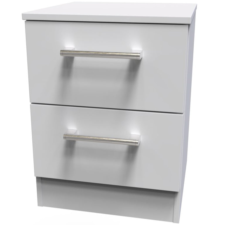 Devon 2 Drawer Bedside Table