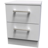 Devon 2 Drawer Bedside Table