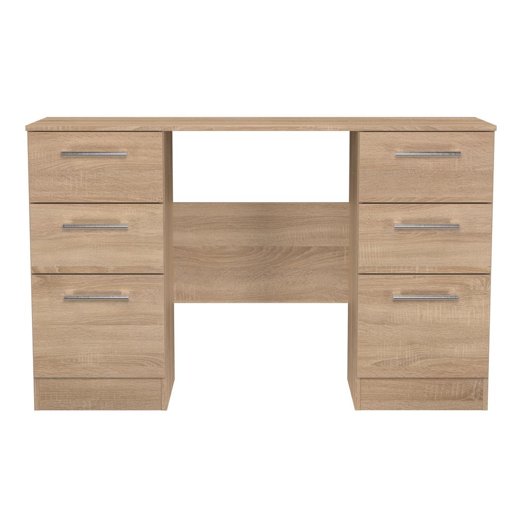 Devon 6 Drawer Double Pedestal Desk