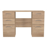Devon 6 Drawer Double Pedestal Desk