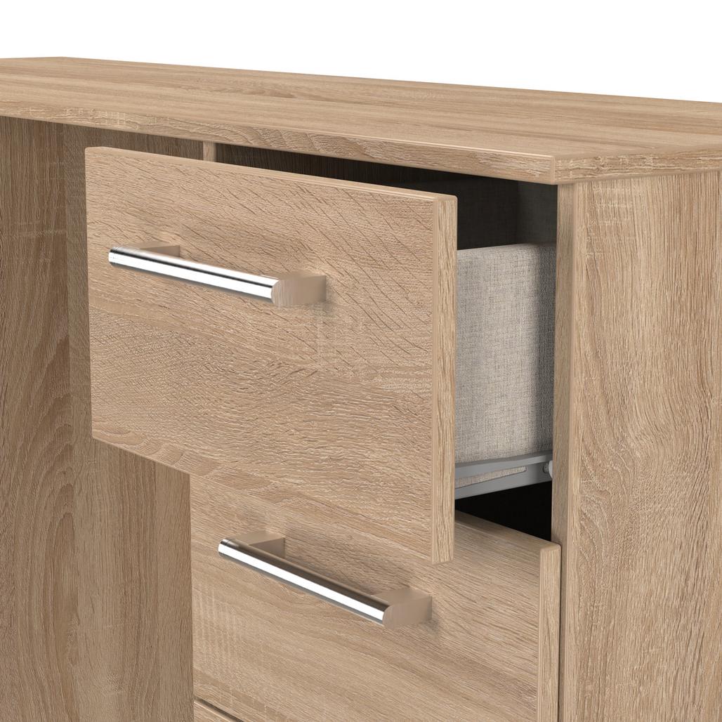 Devon 6 Drawer Double Pedestal Desk