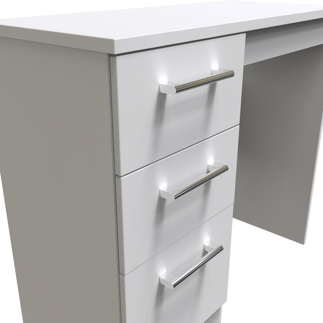 Devon 3 Drawer Pedestal Dressing Table