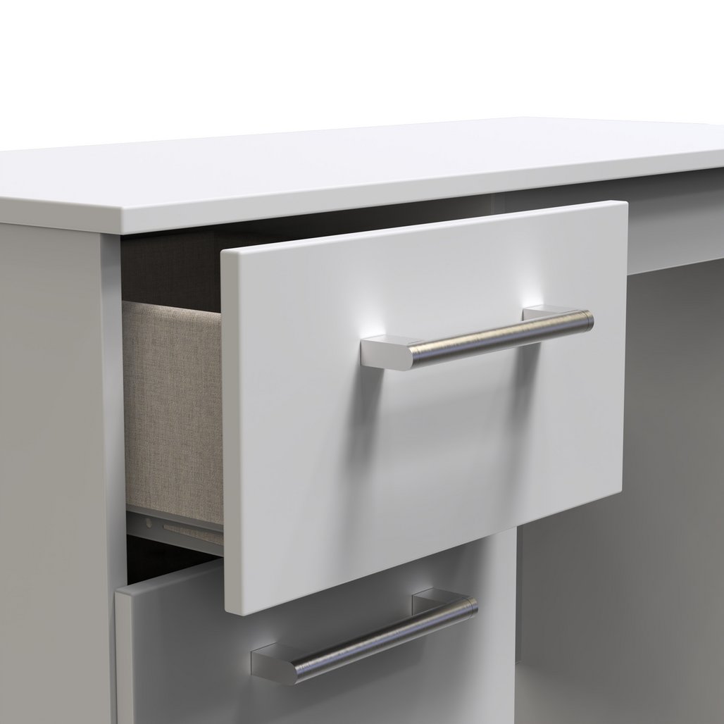 Devon 3 Drawer Pedestal Dressing Table