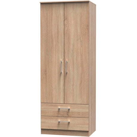 Devon 2 Drawer 2 Door Double Wardrobe