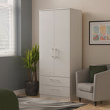 Devon 2 Drawer 2 Door Double Wardrobe