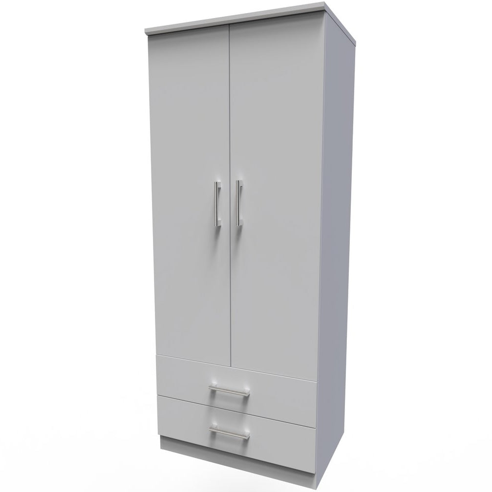 Devon 2 Drawer 2 Door Double Wardrobe