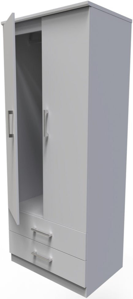 Devon 2 Drawer 2 Door Double Wardrobe